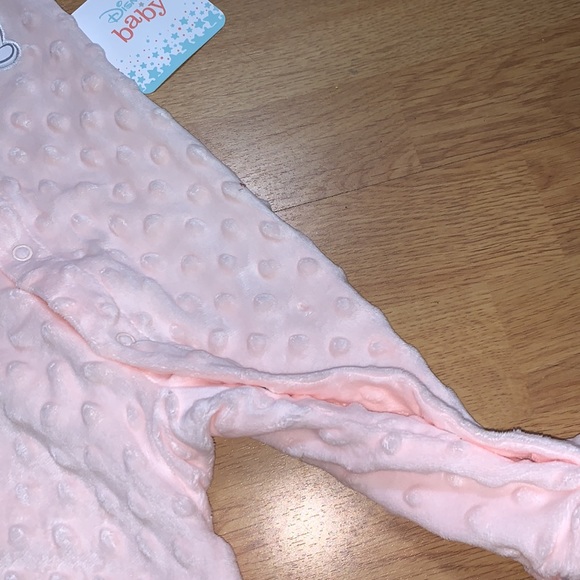 NWT Disney Baby - Winne the Pooh Sleep N Play Bodysuit/ Onesie (Pink) - Picture 7 of 9